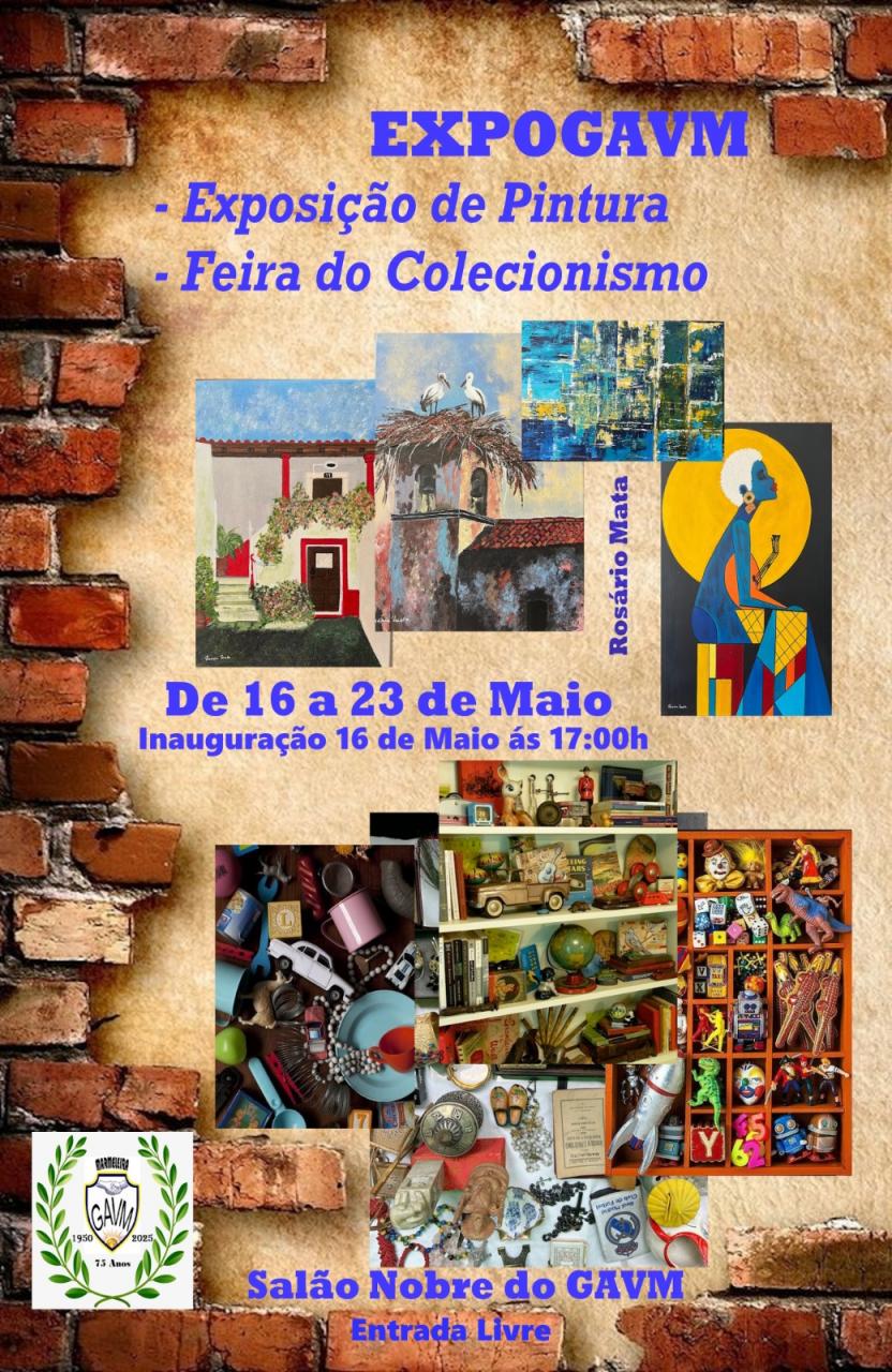 EXPOGAVM no sal&atilde;o nobre do Grupo dos Amigos da Vila da Marmeleira